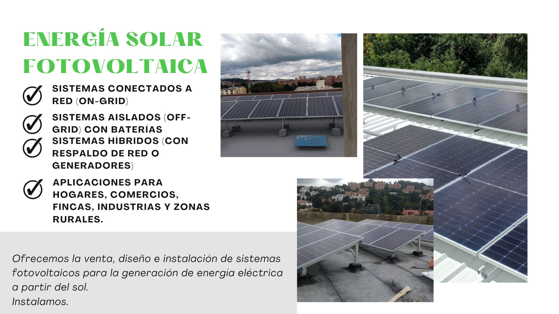 &nbsp; div style=font-family Optima, sans-serif; font-size 18px; color #0aa954; line-height 1.0; En strongSoluciones Renovables ATPstrong , nos especializamos en ofrecer sistemas de alta calidad p