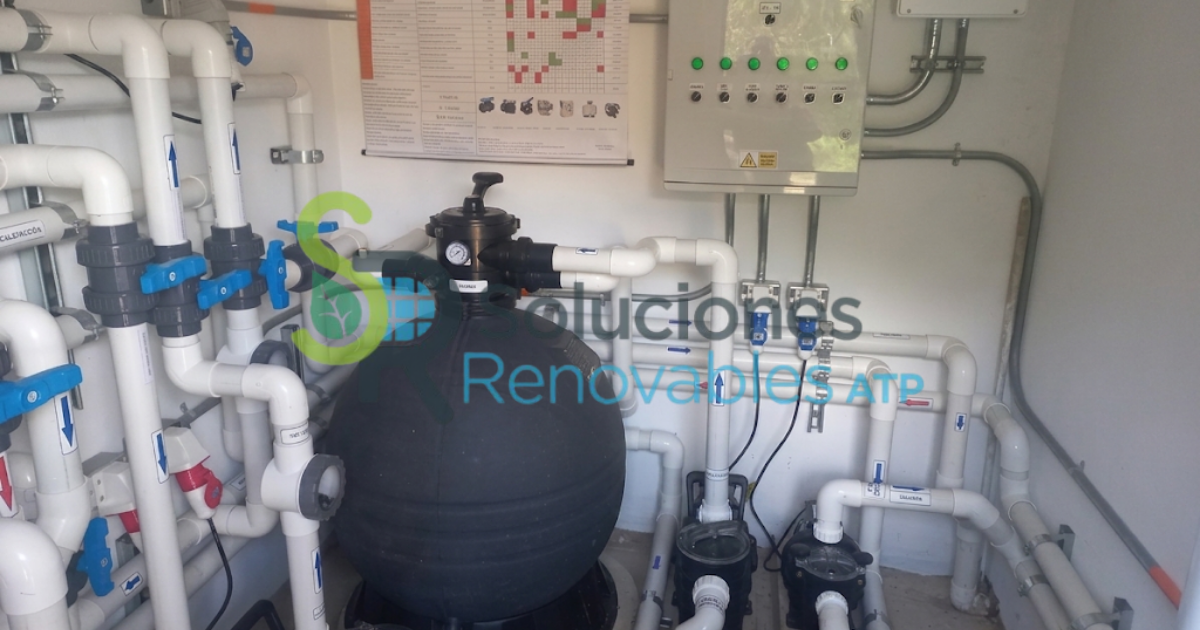 Sistema de energía solar instalado por Soluciones Renovables ATP